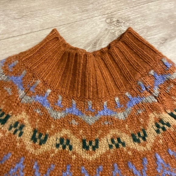 American Eagle Retro Vintage Knit Cowl Sweater size M - Picture 2 of 6